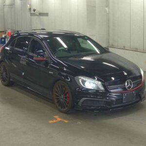 2013 Mercedes Benz A-Class black gasoline used car Japan export