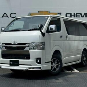 2025 Toyota Hiace Van white diesel used car Japan export