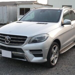 2014 Mercedes Benz M-Class silver diesel used car Japan export