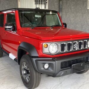 2025 Suzuki Jimny Nomade red gasoline used car Japan export