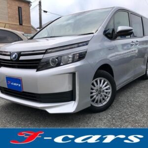 2016 Toyota Voxy silver hybrid used car Japan export