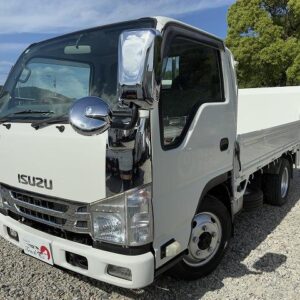 2014 Isuzu Elf Truck white diesel used car Japan export