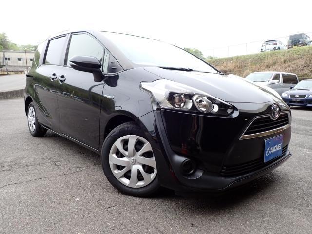 Ref:AUX-23904832 TOYOTA SIENTA 2015 1 2015 Toyota Sienta black hybrid used car Japan export