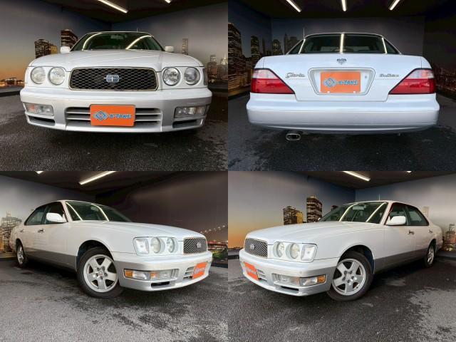 Ref:AUX-23904844 NISSAN GLORIA 1995 1 1995 Nissan Gloria white gasoline used car Japan export