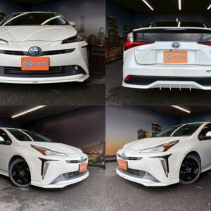 2021 Toyota Prius white gasoline used car Japan export