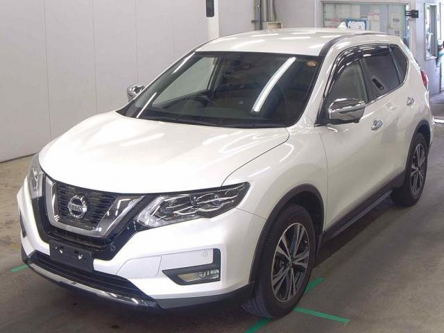 Ref:AUX-23904859 NISSAN X-TRAIL 2019 1 2019 Nissan X-Trail pearl gasoline used car Japan export