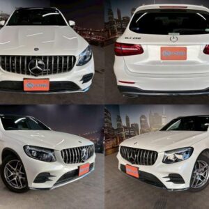 2017 Mercedes Benz Glc-Class white gasoline used car Japan export