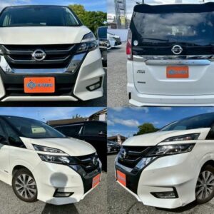 2019 Nissan Serena pearl gasoline used car Japan export