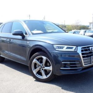 2018 Audi Q5 gray gasoline used car Japan export