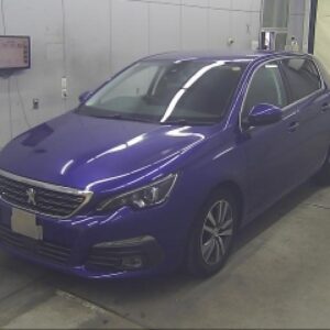 2018 Peugeot 308 blue diesel used car Japan export