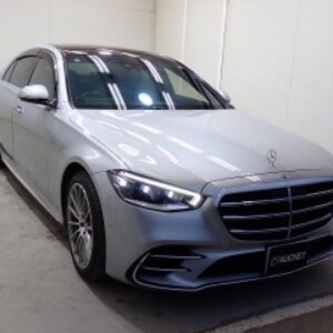 2021 Mercedes Benz S-Class silver hybrid used car Japan export