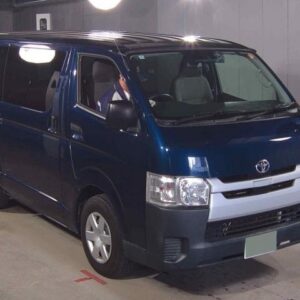 2020 Toyota Hiace Van blue diesel used car Japan export