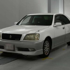 2000 Toyota Crown white gasoline used car Japan export