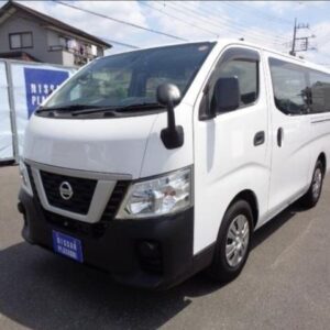 2018 Nissan Nv350Caravan Van white gasoline used car Japan export