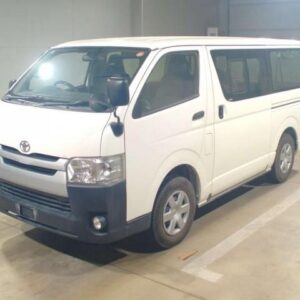 2016 Toyota Hiace Van white diesel used car Japan export