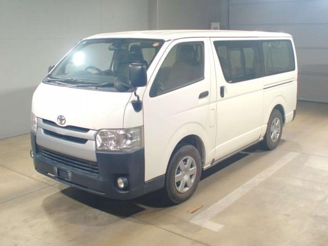 Ref:AUX-23909032 TOYOTA HIACE VAN 2016 1 2016 Toyota Hiace Van white diesel used car Japan export