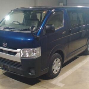 2020 Toyota Hiace Van blue gasoline used car Japan export