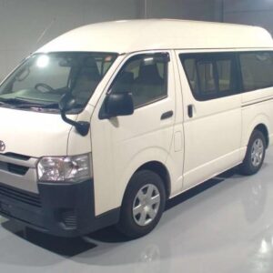 2021 Toyota Hiace Van white diesel used car Japan export