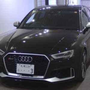 2018 Audi Rs3 black gasoline used car Japan export