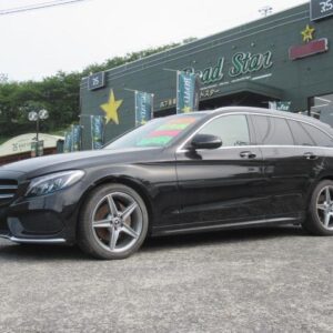 2017 Mercedes Benz C-Class black diesel used car Japan export