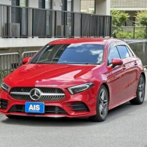 2019 Mercedes Benz A-Class red gasoline used car Japan export