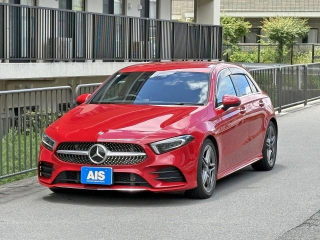 Ref:AUX-23911687 MERCEDES BENZ A-CLASS 2019 1 2019 Mercedes Benz A-Class red gasoline used car Japan export