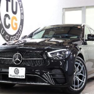 2021 Mercedes Benz E-Class black gasoline used car Japan export