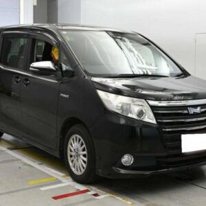 2014 Toyota Noah black hybrid used car Japan export