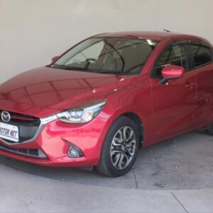 2015 Mazda Demio red diesel used car Japan export