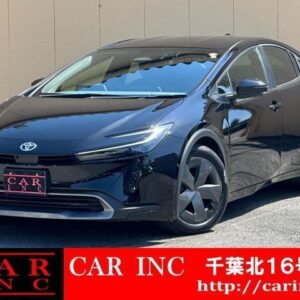 2023 Toyota Prius black hybrid used car Japan export