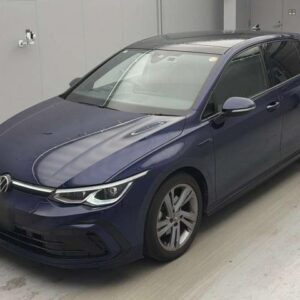 2021 Volkswagen Golf blue gasoline used car Japan export