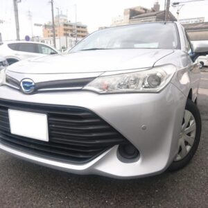 2016 Toyota Corolla Axio silver gasoline used car Japan export