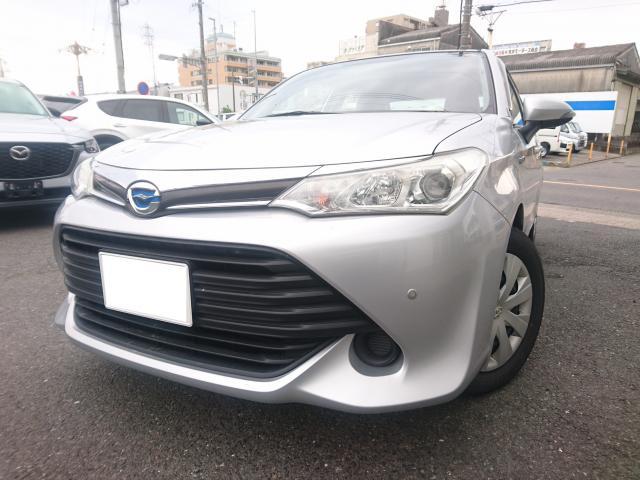 Ref:AUX-23925507 TOYOTA COROLLA AXIO 2016 1 2016 Toyota Corolla Axio silver gasoline used car Japan export