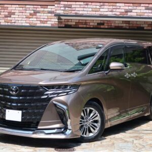 2025 Toyota Alphard Hybrid gold hybrid used car Japan export