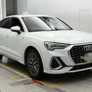 2021 Audi Q3 Sportback white gasoline used car Japan export