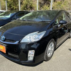 2010 Toyota Prius black hybrid used car Japan export