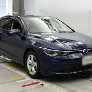 2022 Volkswagen Golf blue diesel used car Japan export