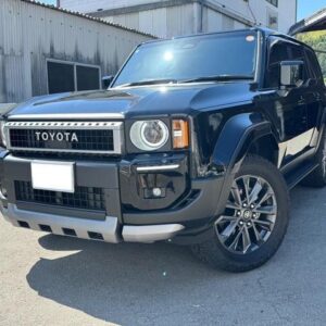 2025 Toyota Land Cruiser 250 black gasoline used car Japan export