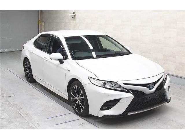 Ref:AUX-23925993 TOYOTA CAMRY 2019 1 2019 Toyota Camry pearl gasoline used car Japan export