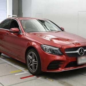 2019 Mercedes Benz C-Class red gasoline used car Japan export