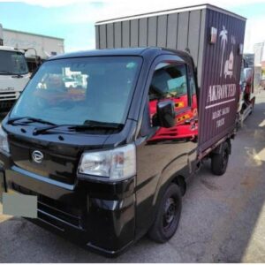 2022 Daihatsu Hijet Truck black gasoline used car Japan export