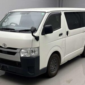 2021 Toyota Hiace Van white diesel used car Japan export