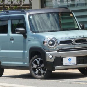 2021 Suzuki Hustler blue hybrid used car Japan export