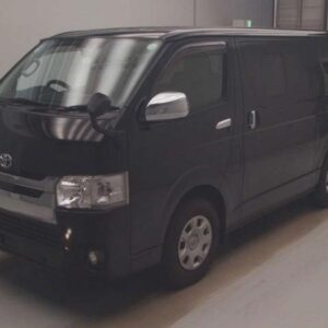 2019 Toyota Hiace Van black gasoline used car Japan export