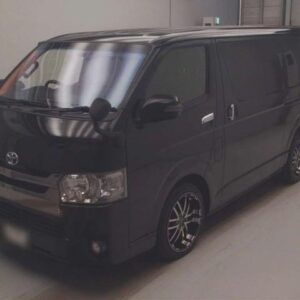 2016 Toyota Regius Ace Van black diesel used car Japan export