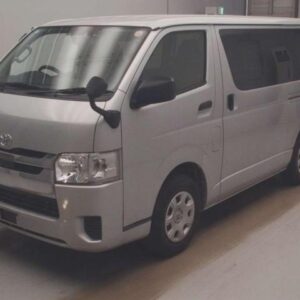 2019 Toyota Hiace Van silver gasoline used car Japan export