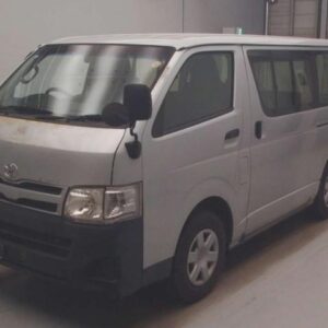 2012 Toyota Hiace Van silver diesel used car Japan export