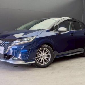2021 Nissan Note blue gasoline used car Japan export