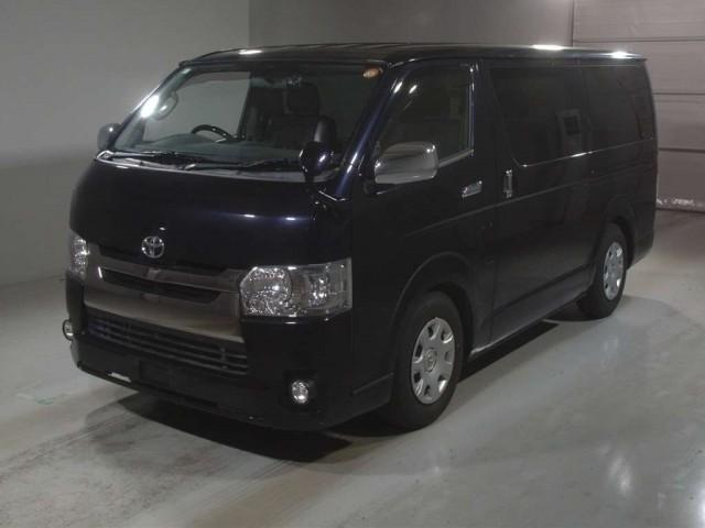 Ref:AUX-23930222 TOYOTA HIACE VAN 2017 1 2017 Toyota Hiace Van black diesel used car Japan export