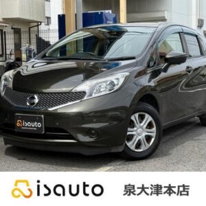 2016 Nissan Note green gasoline used car Japan export
